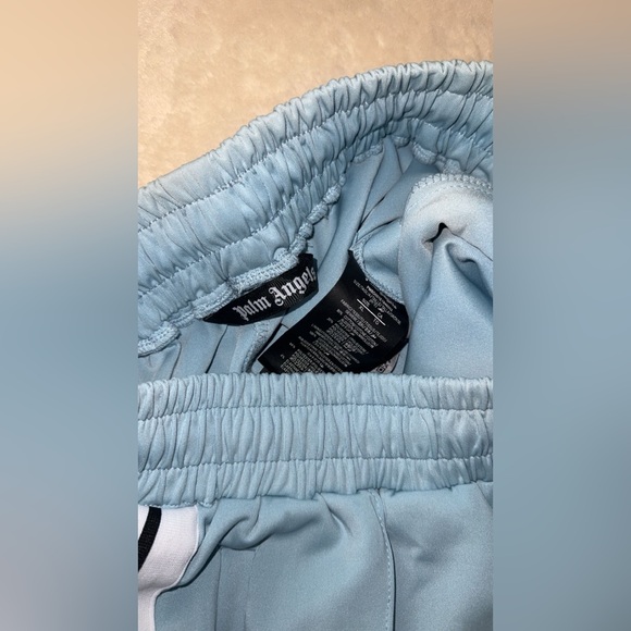 Palm Angels Track Shorts Baby Blue - Picture 3 of 3